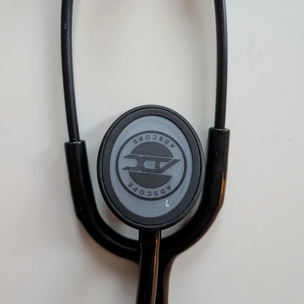 Adscope Black Stethoscope - Picture 3 of 4